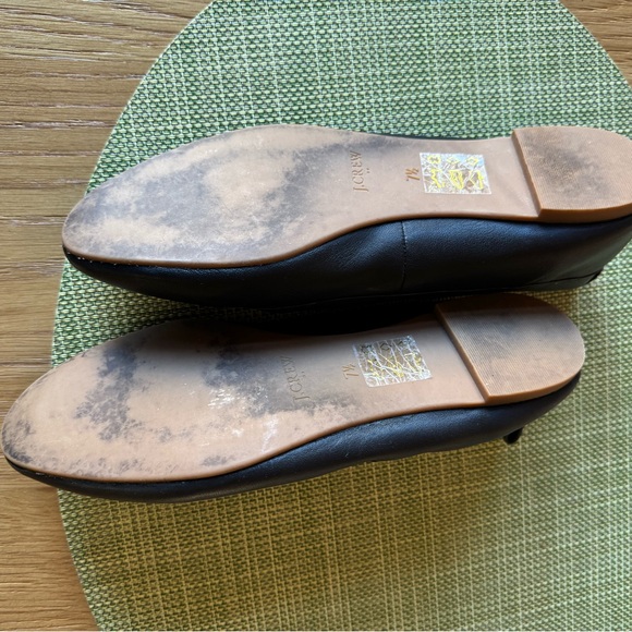 J Crew Black Ballet Flats Womens Size 7.5 NWOT - Picture 6 of 9